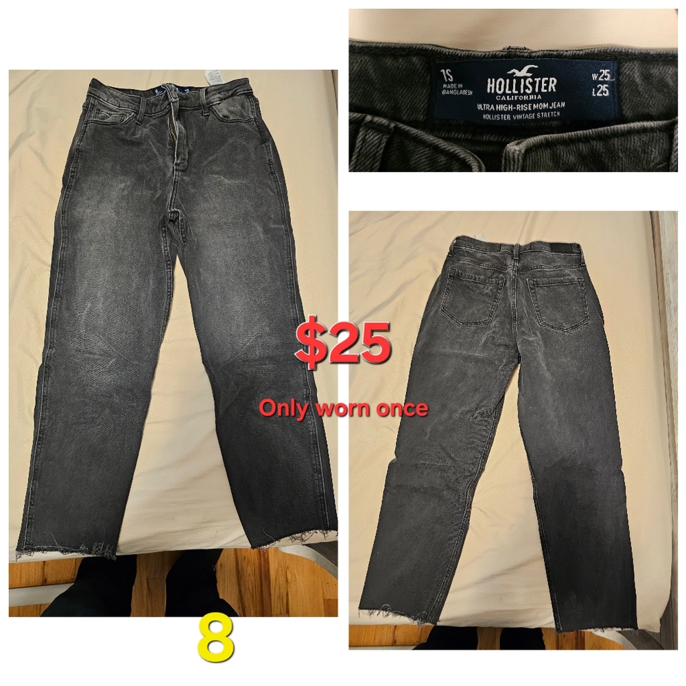 Women's Jeans (Levi's/Hollister/A&F/American Eagle/Carly Jean) - Picture 4 of 10